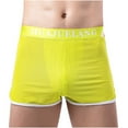 thumbnail image 2 of Lilgiuy Men's Boxer Three Points Shorts Mesh Breathable Panties Fall Fashion 2022 Spring Winter, 2 of 5