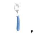 thumbnail image 4 of Stainless Steel Toddler Spoons, Kids Cutlery Spoons and Fork with Round Handle, 4 of 7