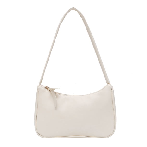 Monstrate Bolso de hombro versátil práctico y práctico para el hombro diario, bolso de hombro para mujer Bolsas de mensajero y de hombro Blanco