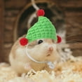 thumbnail image 4 of CRILSTYLEO Sombrero Para Mascotas Pequeñas Tejidos En Adorable Para Conejos Y Cobayas, 4 of 8