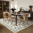 thumbnail image 4 of Moynesa Insect 6'x9' Area Rugs Washable Rug for Living Room Soft Natural Bedroom Rug Large Bug Accent Carpet for Dining Room Sunroom Playroom Stain Resistant Non Slip, Beige, 4 of 12