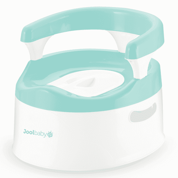 Jool Baby Potty Chair for Toddler Toilet Training - Splash Guard & Back Support (Aqua)