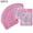 Pink, variant on 50Pcs Rainbow Holographic Resealable Bags, Clear Opaque Dual Sided Self Seal Pouches, Small Zipper Storage Bags for Badge, Jewelry & Tiny Accessories