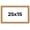 Bhutan, variant on 25x15 Wide Bronze Real Wood Picture Frame Width 1.5 inches | Interior Frame Depth 0.5 inches |