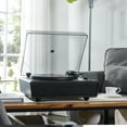 thumbnail image 7 of Arkrocket Huygens High Fidelity Bluetooth Record Player with Built-in Speakers Belt Drive Vinyl Turntable with Moving Magnet Cartridge, Bluetooth Input Output and Aux-in Functionality (Huygens Black), 7 of 7