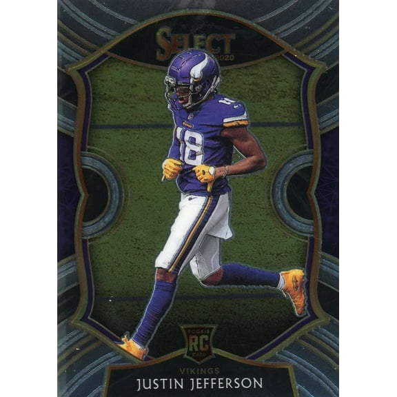 NFL 2020 Panini Select Justin Jefferson Trading Card #61 (Rookie)