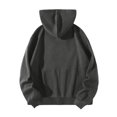 thumbnail image 4 of WTOBBY Women's Casual Loose Winter Butterfly Zipper Hooded Long Sleeve Pocket Jacket, Comfortable and Fashionable Outerwear with Unique Zipper Design,Dark Gray M, 4 of 5