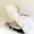 thumbnail image 2 of Plutus 80" x 90" Mongolian Faux Fur Luxury Throw in Off White, 2 of 2