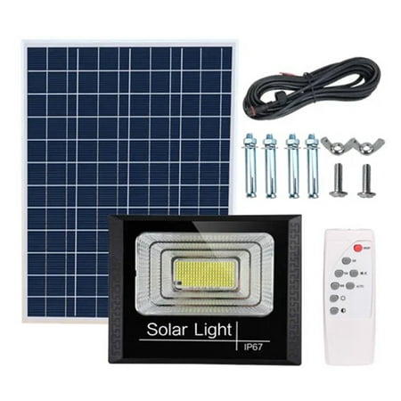 

Outdoor LEDs Solar Light IP67 Waterproof Solar Powered Wall Lamp with Remote Controller for Courtyard & Pathway & Market & Outdoor Advertising