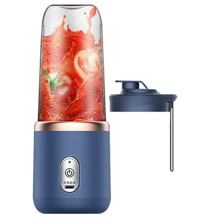

Hapeisy Portable Blender for Shakes and Smoothies 13.5 Oz Juicer Cup Juicer Fruit Juice Cup USB Charging， for Traveling Camping Fishing Gym Car Office Picnic（6 Blades）