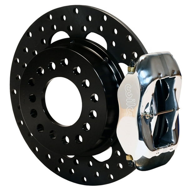 NEW WILWOOD DRAG RACING REAR DISC BRAKE KIT,11.44" DRILLED ROTORS