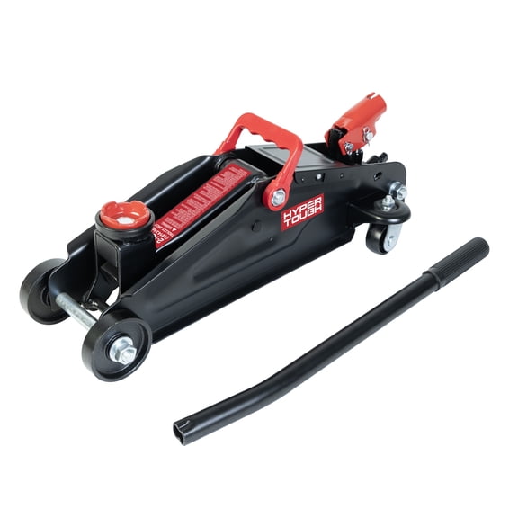 Hyper Tough T82011W Trolley Jack, Work for Sedan and Coupe, 2 Ton Black