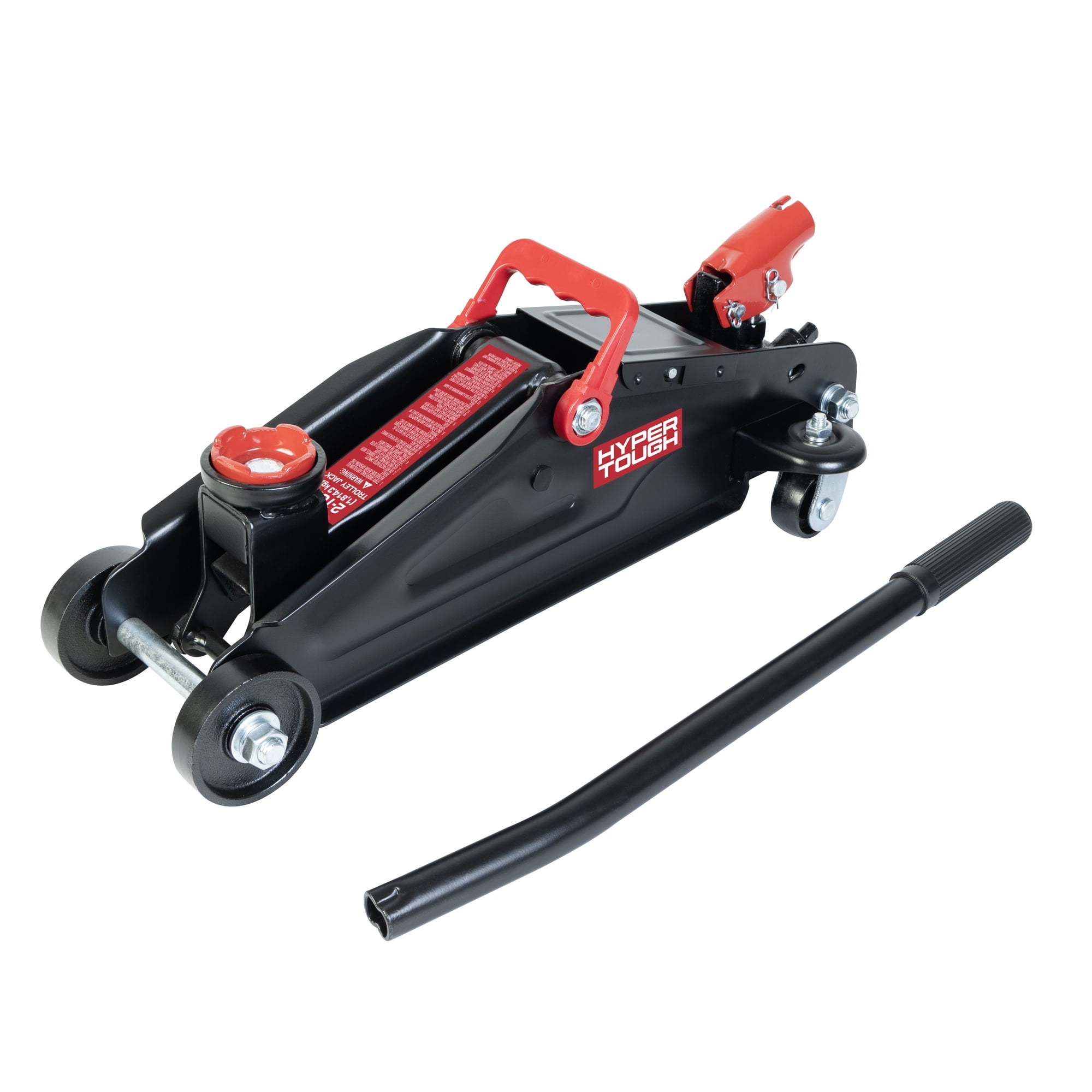 Hyper Tough 2 Ton Hydraulic Trolley Jack, Steel Floor Jack for Car Maintenance