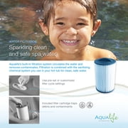 Aqualife by Strong Spas Current 4 Person Plug & Play Hot Tub, 14 Jets, Cobblestone