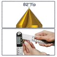 thumbnail image 4 of Countersink Drill Bit, Countersink Drill Bit Set with 82 Degree Center Countersink Bits for Wood Quick Change Bit 6mm - 19mm 6 Pcs, 4 of 5