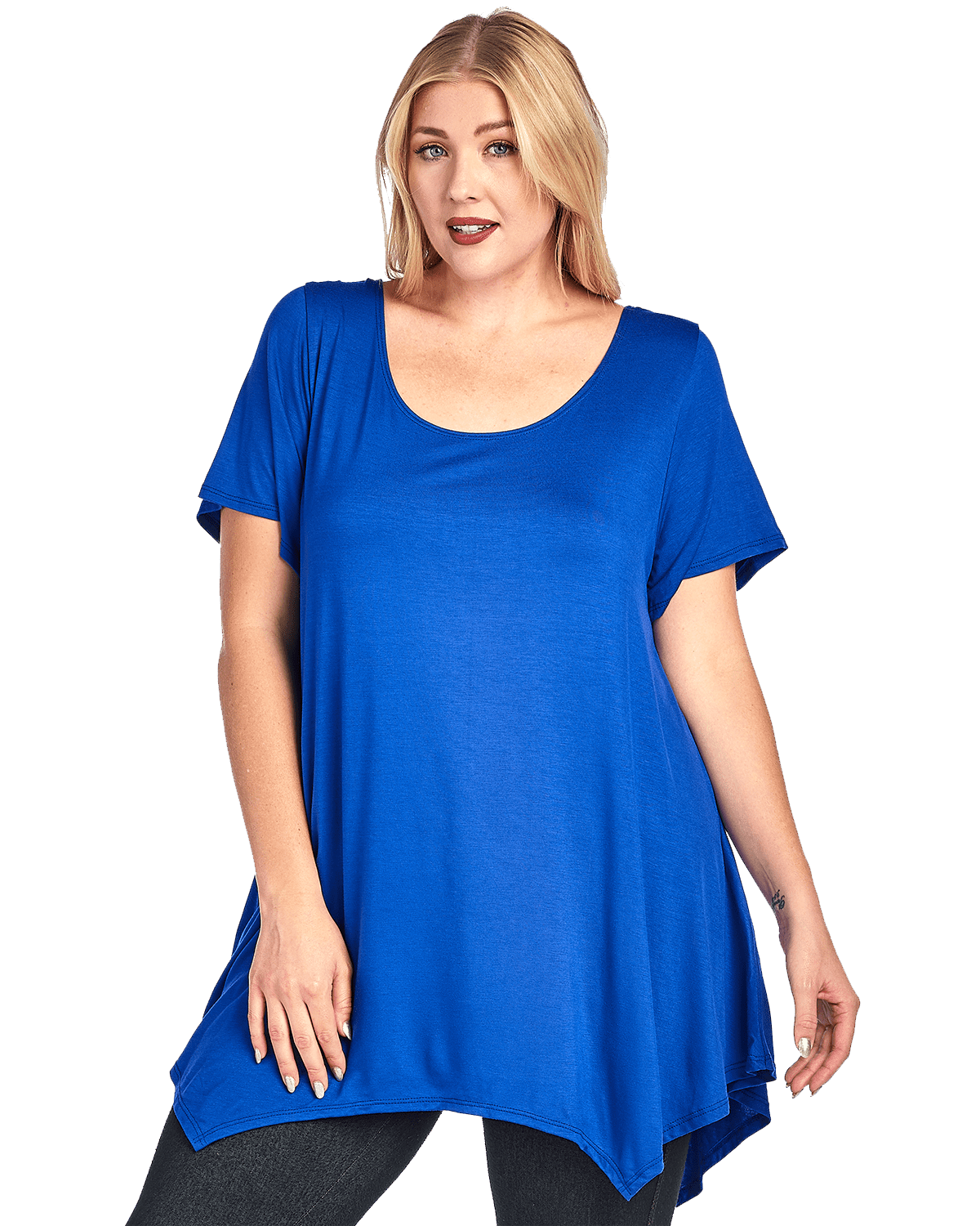 Sharon's Outlet - Plus Size Women's Curvy Casual T-Shirt MADE IN USA 1X ...