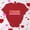 #139-Red, variant on Haivin Women's Casual Short Sleeve T-Shirt with Valentine's Day Print, Round Neck Comfortable Top for Daily Wear and Dating