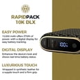 thumbnail image 2 of Power Bank HALO RapidPack 10K DLX USB y USB-C 10,000mAh Negro, 2 of 6