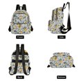 thumbnail image 4 of FORMRS Mini Backpack Purse for Women Quilted Travel Daypack Casual Shoulder Bag, Blue Lemons Pattern, 4 of 7
