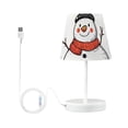 thumbnail image 3 of Snowman Snow Desk Lamp 3 Color Modes LED Table Lamp Nightstand Reading Light for Bedroom Living Room, 3 of 8