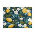 thumbnail image 5 of Yayeee Area Rugs for Living Room 6.7'x4.8' Non Slip Washable Bedroom Floor Carpet, Green Lemon Leaves, 5 of 5