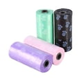 thumbnail image 5 of Pet Poop Bags Printed Dog Cat Waste Bags Environment Friendly Garbage Bags for Poop Removal Disposal 5 Rolls Green, 5 of 5