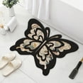 thumbnail image 6 of Zhourta Floor Mat 12x16 Inch Non Slip Absorbent Unique Butterfly Shape Decorative Waterproof Rug for Bathroom Kitchen Entryway, 6 of 6