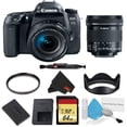 thumbnail image 1 of Canon EOS 77D Appareil Photo Reflex Numérique avec Objectif 18-55 mm Ensemble avec Trousse de Mémoire + Objectif 10-18 mm (Modèle Intl), 1 of 5