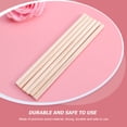 thumbnail image 3 of 50pcs Wooden Round Dowel Rods Sticks For Crafts Woodworking DIY Building Model, 3 of 8