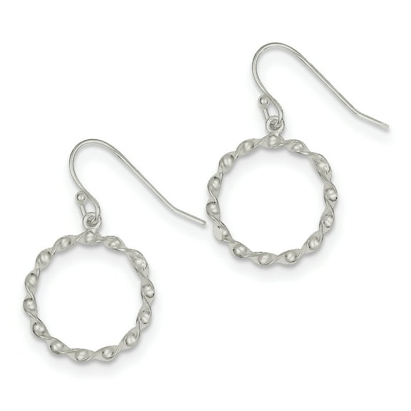 Primal Silver Sterling Silver Dangle Shepherd Hook Earrings