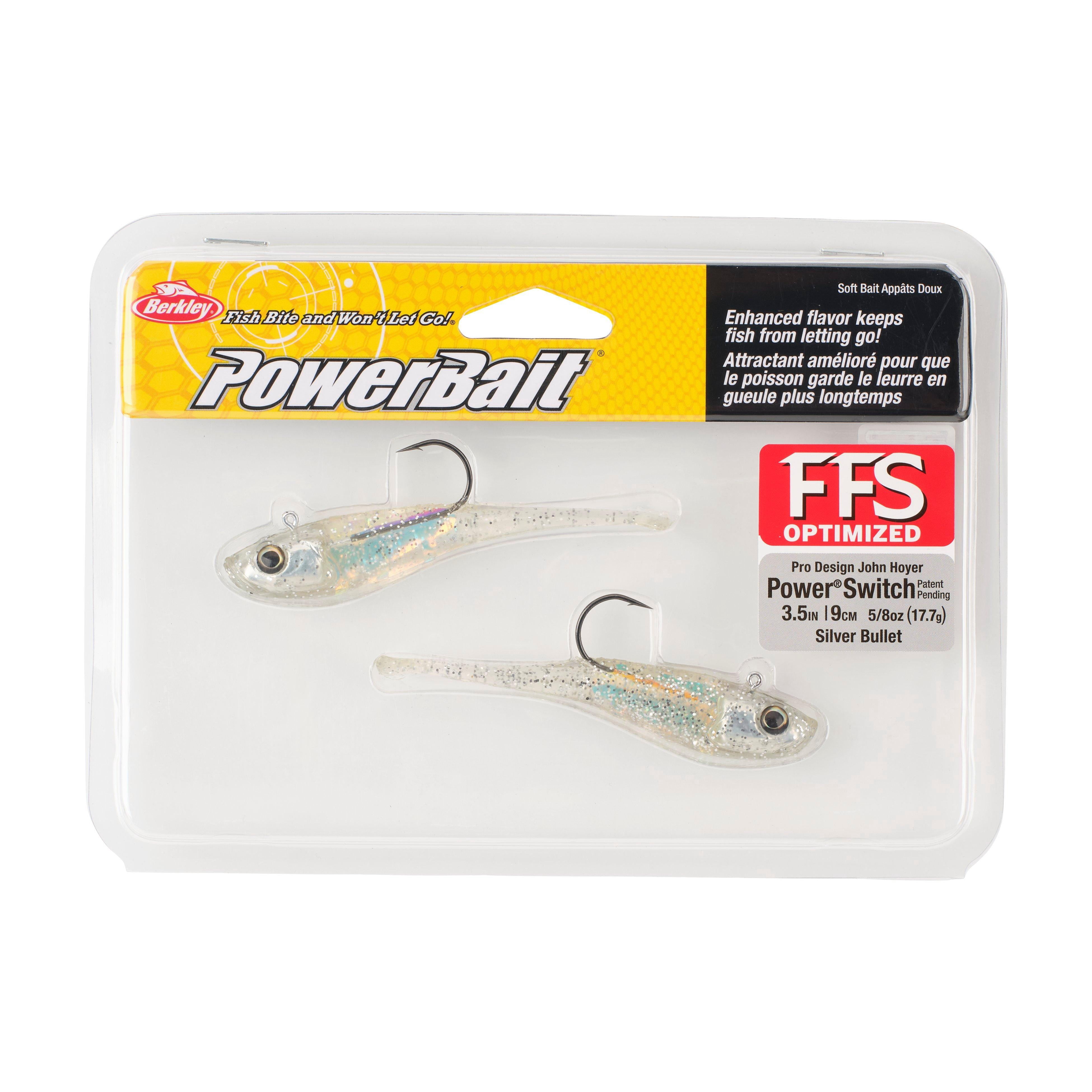 Berkley PowerBait® Power® Switch, 3.5 in, Silver Bullet