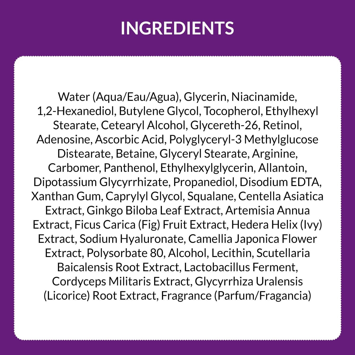 Soo'AE Sérum Rénovateur Rétinol Net 1,69 FL. OZ. / 50 ml