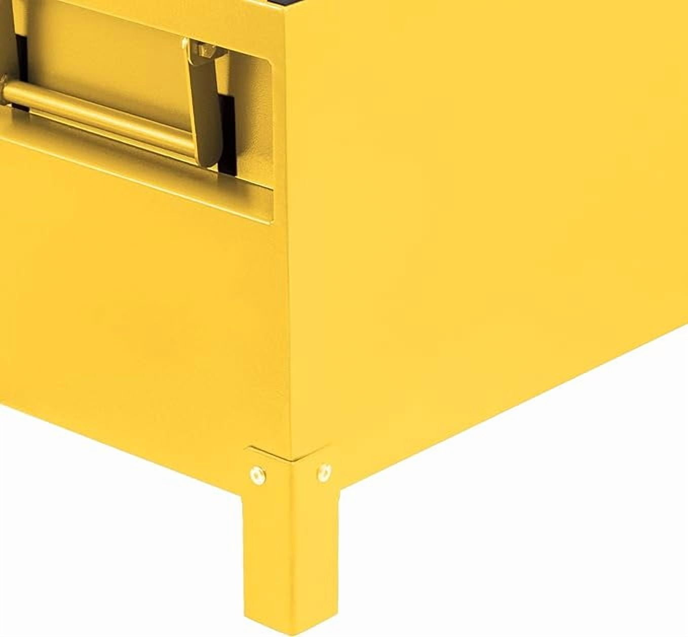 Aluminum Truck Tool Box Jobsite Storage Box Toolbox Chest Cabinet Heavy Duty Truck Bed Toolbox Gangboxes Tools Organizer Pick Up Truck Bed RV Trailer With Side Handles