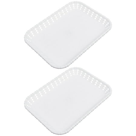 

Frcolor Tray Servingtraystowel Coffee Hand Rectangular Guest Breakfast Plate Cafeteria Fruit Platters Tea Fast Decorative