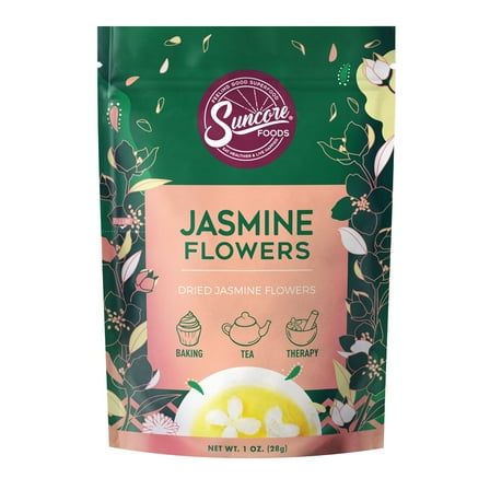 Suncore Foods Gluten-Free Jasmine Flowers, 1.0oz, Tea, No Caffeine
