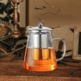 thumbnail image 2 of Glass Teapot with Removable Infuser Thicken Glass Tea Kettle Tea Making Pot, 2 of 9