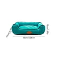 thumbnail image 2 of Eoozwa Dog Bed for Large Medium Small Dogs, Rectangle Washable Sleeping Puppy Bed, Soft Calming Cat Beds for Indoor Cats, Orthopedic Pet Sofa Bed, Anti-Slip Bottom, 2 of 7