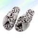 thumbnail image 5 of Pantuflas de leopardo con estampado de cruz gris para mujer, suaves y cálidas, para otoño e invierno (talla 36-37), 5 of 7