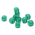 thumbnail image 1 of Dados De Fracciones De Matemáticas, Juego De Clases De Dados De Fracciones Educativas Superficie Resistente Al Desgaste Grabada Multifacética Para La Enseñanza De Números ANGGREK Otros, 1 of 8