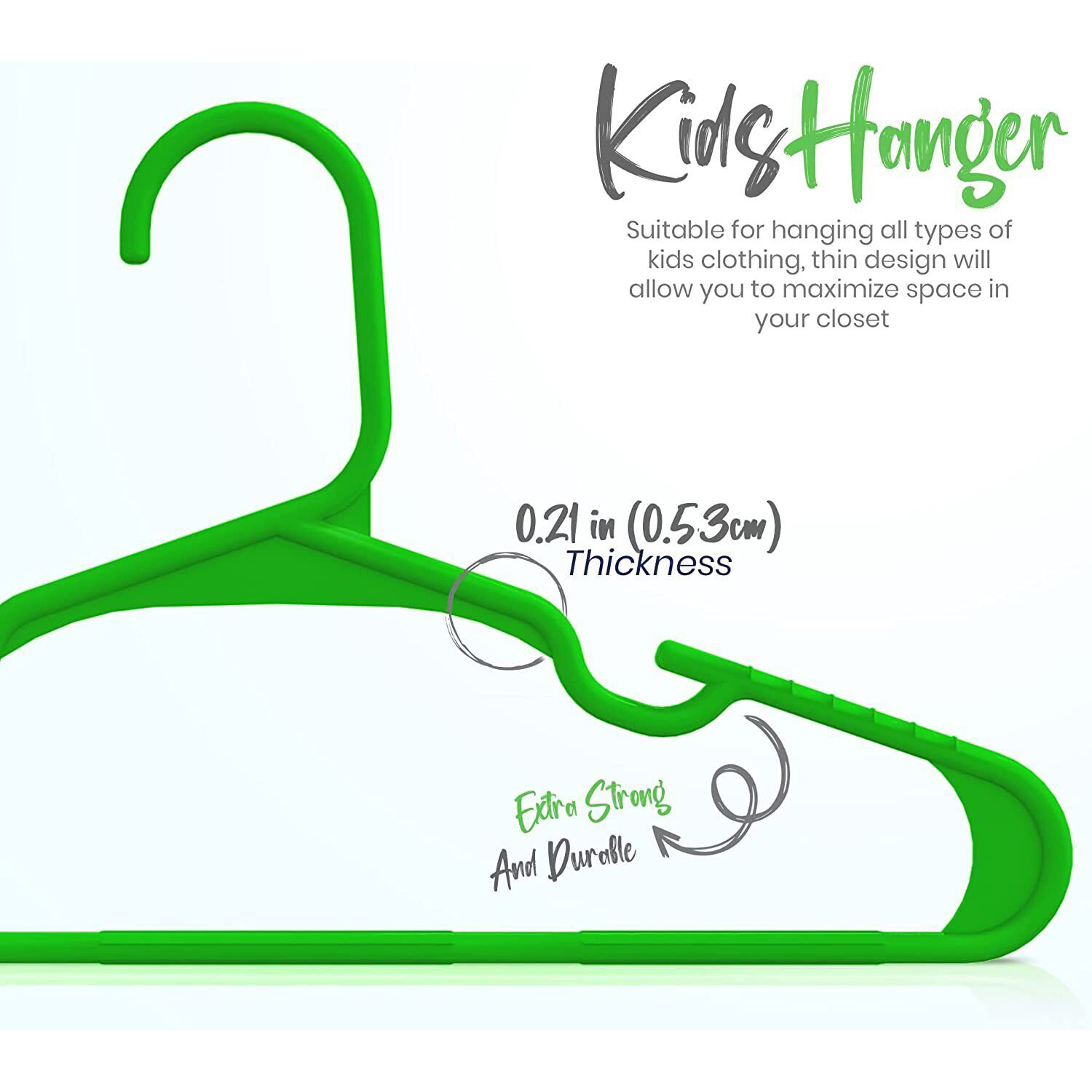 Kids Velvet Hangers 11.5” Inch Children's Clothes Hangers Non-Slip