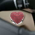 thumbnail image 5 of LOLIPPYY 2pcs Car Ignition Protector Push To Start Button Cover Car Interior Decor Engine Ignition Cover Car Starter Button Cover, 5 of 7