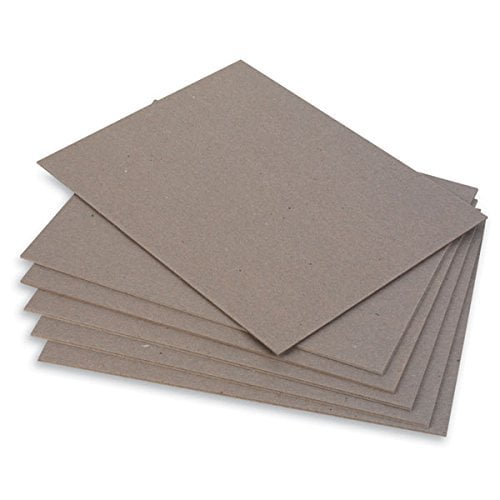 Chipboard Cardboard Sheets Medium Weight 25 Per Pack. (8.5 x 11