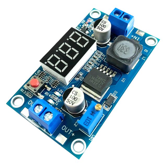 XL6009 conveniente cargador de DC-DC, placa de alimentación de descarga, piezas útiles de Kit azul DIY