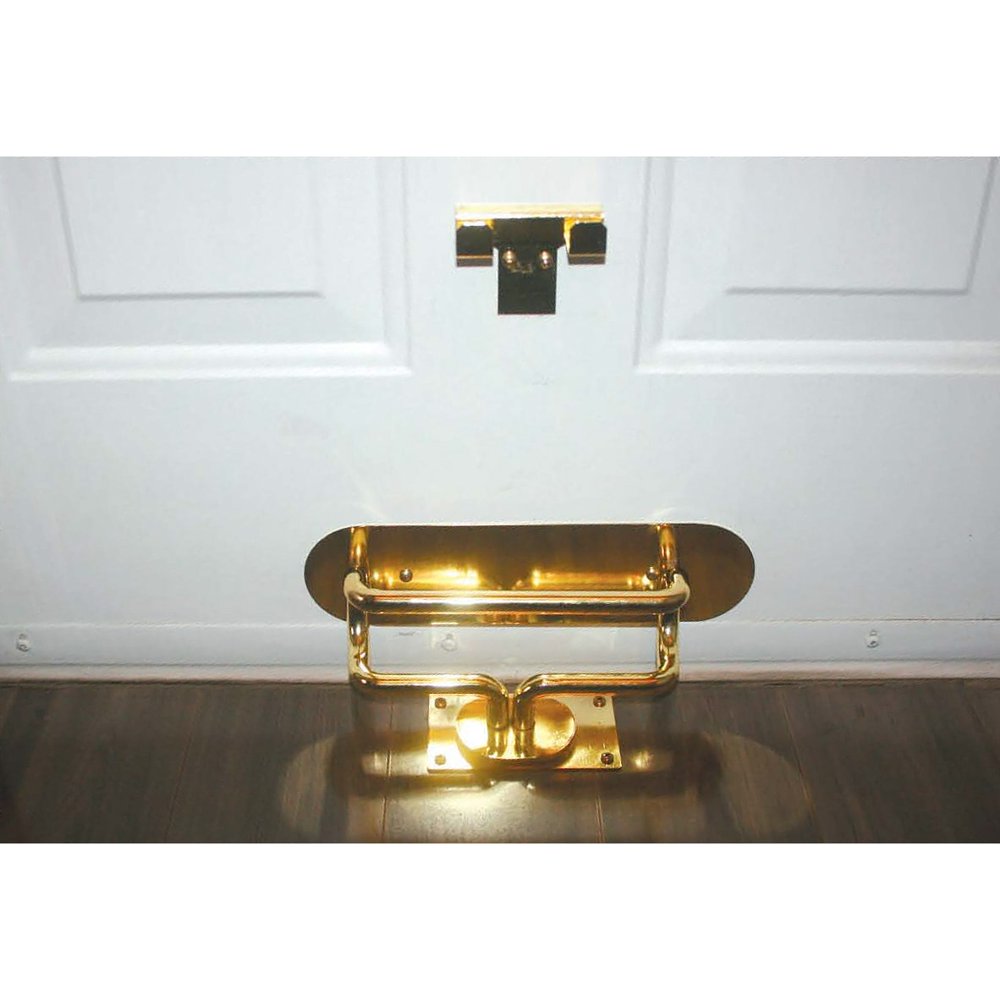 The Club The Door Club Antique Brass finish