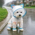 thumbnail image 3 of TIELUTT Raincoat Full Coverage 4 Legs Rain Jacket for Small Dogs Rain Coat Pet Clothes for Small Dogs Girl Pet Clothes Rack Small Pet Clothes for Cats Pet Clothes for Small Dogs Female Pet Clothes Han, 3 of 7