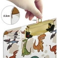 thumbnail image 3 of FMSHPON Camo Dino Dinosaurs Clipboard Hardboard Wood Nursing Clip Board and Pull for Standard A4 Letter 13x9 inches, 3 of 7