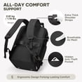 thumbnail image 5 of SYCNB Travel Backpack for Women & Men with Large Capacity, Airline Approved Carry On Personal Item Bag for Travel Business Trips, 3-Way Carry Weekender Overnight Laptop Bag Fit for 15.6", Black, 5 of 9