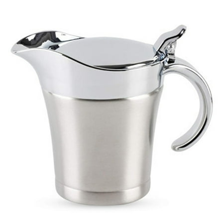 

304 Stainless Steel Steak Sauce Pot Multipurpose Insulated Gravy Boat Practical Kitchen Sauce Storage Container 500ml
