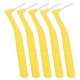 thumbnail image 5 of 5 cepillos interdentales en forma de L, limpieza eficaz, eliminación de placa, cepillo para aparatos dentales, color amarillo, 5 of 14