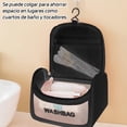 thumbnail image 4 of Cosmetiquera Transparente de 3 Piezas, Bolsa de Baño para Viaje para Mujer, Bolso de Tocador Translúcido Impermeable, Bolsa Neceser Viaje Maquillaje, Cosmetiquera para Maquillaje de Viajes (Negro), 4 of 4